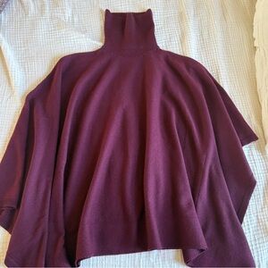 Trina Turk Turtleneck Poncho Sweater